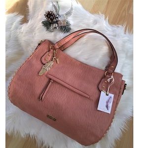 Jessica Simpson Large Purse/Bag/Tote Mauve Rose